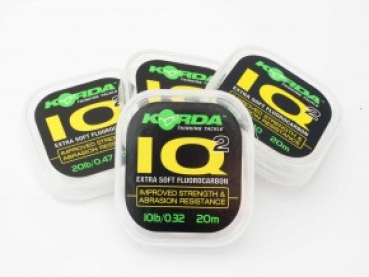 Korda IQ2 Extra Soft Flluorocarbon 20m 15lb