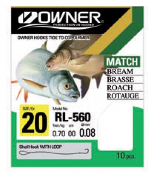 Owner Stipp/Rotaugenhaken Silber Gr.16