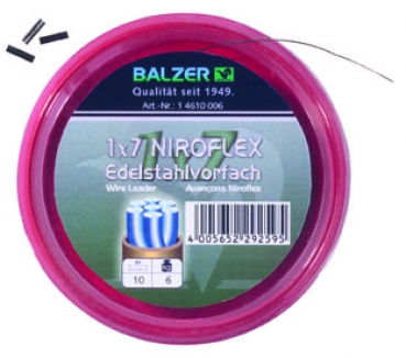 Balzer Niroflex 1x7 Stahldraht 10m 9kg