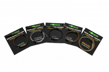 Korda Kamo Safezone Leader mit Ringwirbel Gravel Khaki 40lbs