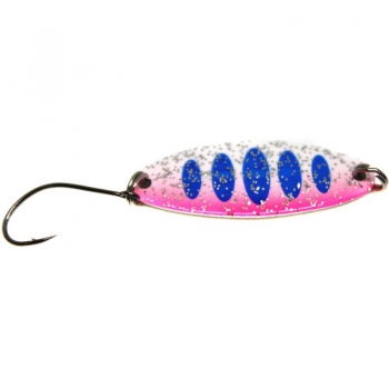 Paladin Trout Spoon - 2,0 g Blau Weiss Pink / Weiss Glitter