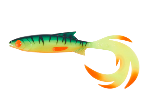 Balzer Shirasu Reptile Shad  Booster  UV Fireshark 19cm
