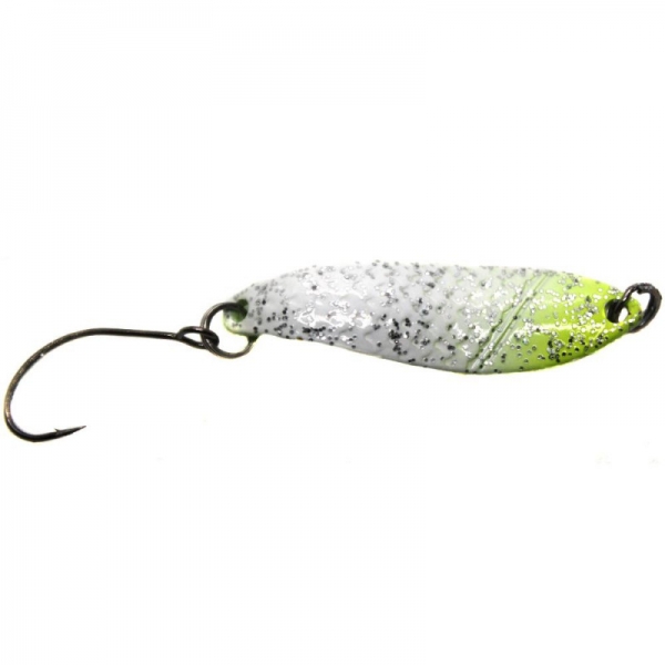 Paladin Trout Spoon - 4,3 g Fluogelb Weiss / Weiss Fluogelb