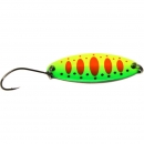 Paladin Trout Spoon - 2,0 g Grün Gelb Orange / Silber